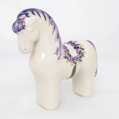 Figurine en porcelaine (Beige, Multicolore) de Rosa Ljung