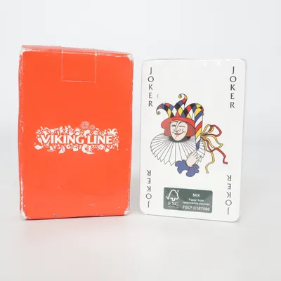 Jeu de cartes (Rouge, Blanc) de Viking Line