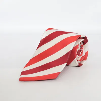 Stropdas (Rood, Wit) van Stephano Zijde