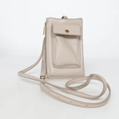Mobile bag (Beige) from Fossil Leather