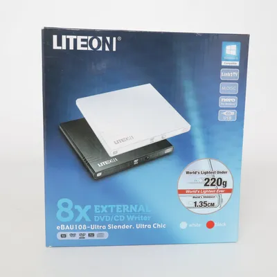 Externe DVD speler (EBAU108-Ultra Slender. Ultra Chic) van Lite-on