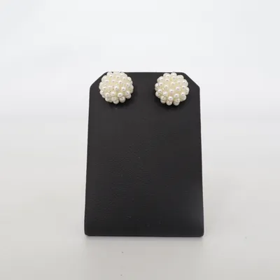 Earrings (White) Unknown metal