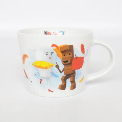 Mugg (Vit, Flerfärgad) från Kinder