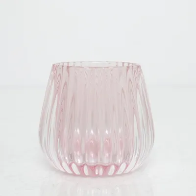 Waxinelichthouder (Roze, Transparant) van ICA