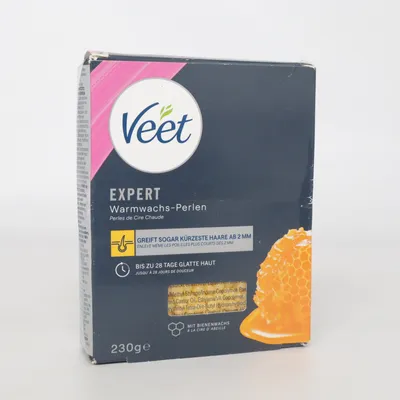 Hair removal wax (Expert Warmwachs-Perlen) from Veet