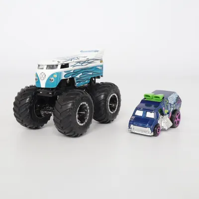 Toy car (White, Blue) from Hot Wheels