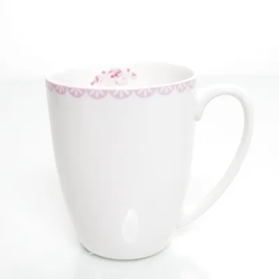 Krus (Hvid, Pink)