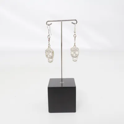 Boucles d'oreilles (Argent) Métal inconnu