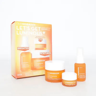 Skincare set (Let's Get Luminous+) van Olehenriksen