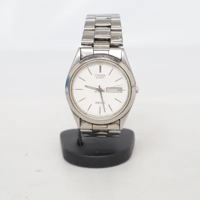 Wristwatch (Silver, White) from Citizen