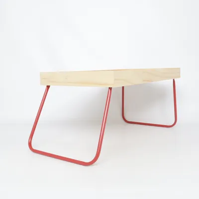 Bed tray (Brown, Red) from Flying Tiger