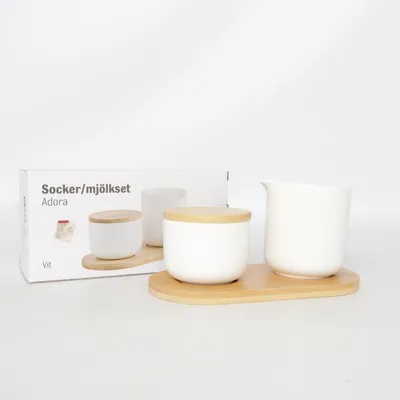 Serveringsset (Vit, Beige) från Mio