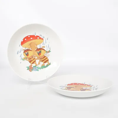 Djup tallrik (Vit, Flerfärgad) från Kahla