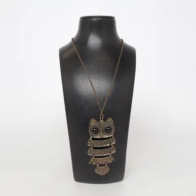 Halsband (Brun, Svart) från Flame Okänd metall