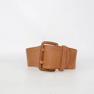 Belt (Irina Leather Waist Belt Box) from Pieces Accessories Leather