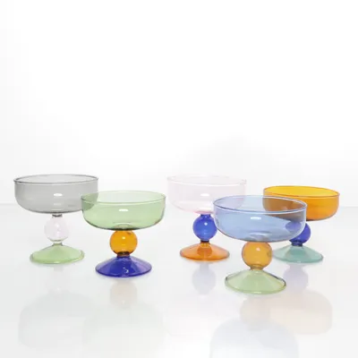 Dessertskål (Grå, Grön)