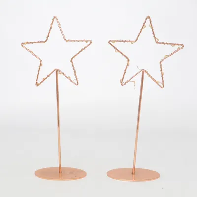Kerstdecoratie (Star On Stand) van Rusta