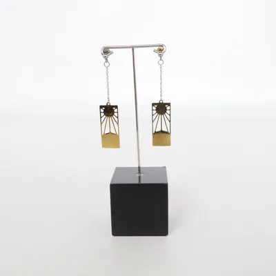 Boucles d'oreilles (Or) Métal inconnu