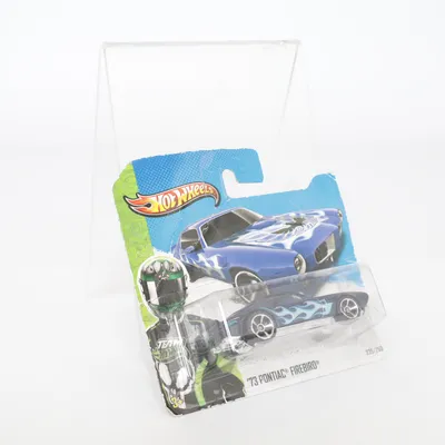 Toy car ('73 Pontiac Firebird) from Hot Wheels