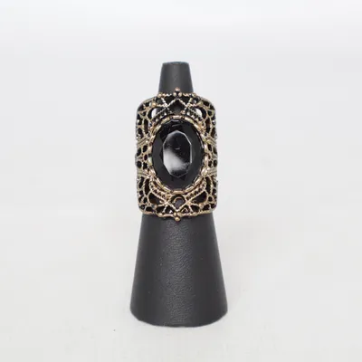 Ring (Svart, Grå) Okänd metall