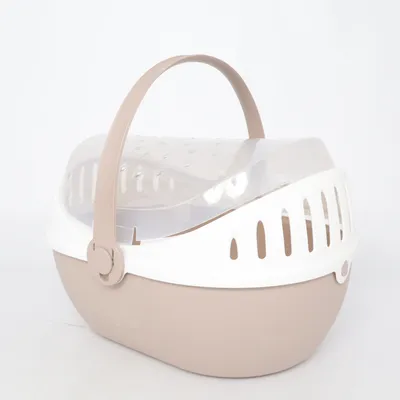 Cage de transport (Beige, Blanc) de Push