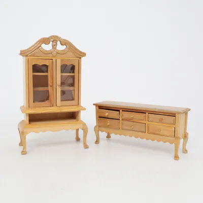 Dollhouse furniture (Vintage! Trä)