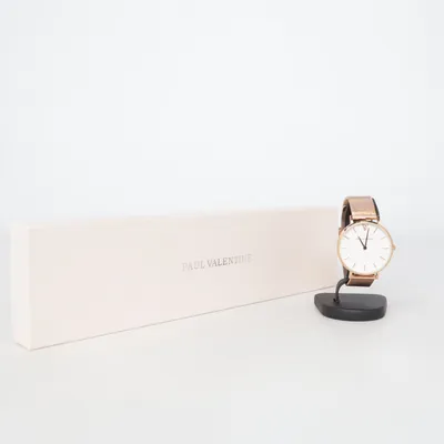 Armbandsur (Guldfärgad, Vit) från Paul Valentine