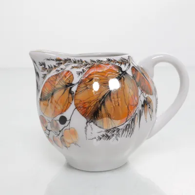 Cream jug (White, Multicolored)