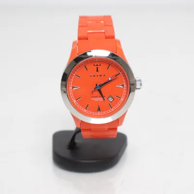 Wristwatch (Orange, Gray) from Triwa