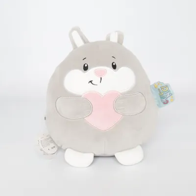Soft toy (Gray, Pink, White) from Nici
