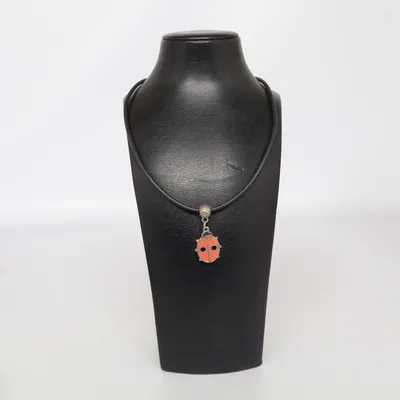 Choker (Zwart, Rood, Zilver) Onbekend materiaal