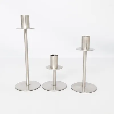 Ljusstake (Silverfärgad)