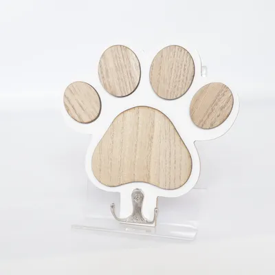 Hängare (Vit, Brun, Silverfärgad)