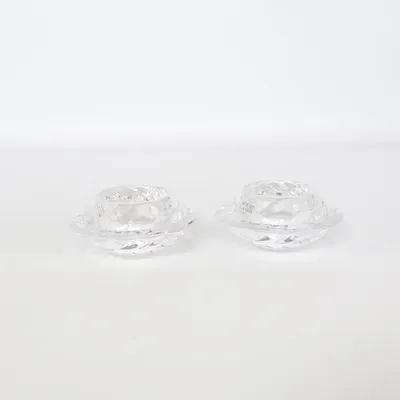 Candle holder (Transparent) from Holmegaard