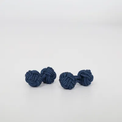 Cufflinks (Blue) Unknown metal