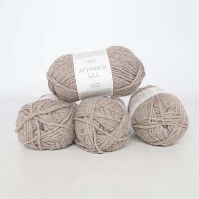 Yarn (Beige) from Sandnes Garn Alpaca wool