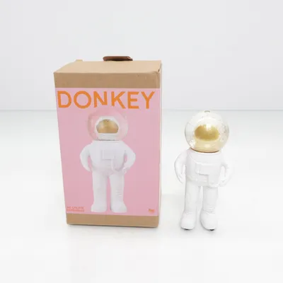 Figurin (Vit, Guldfärgad) från Donkey