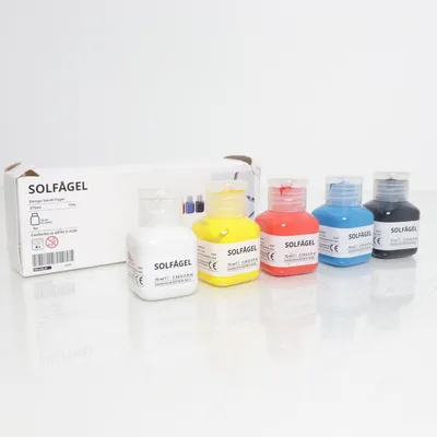 Gouache paint (White, Multicolored) from IKEA