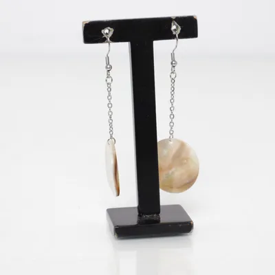 Örhängen (Vit, Flerfärgad) Okänd metall