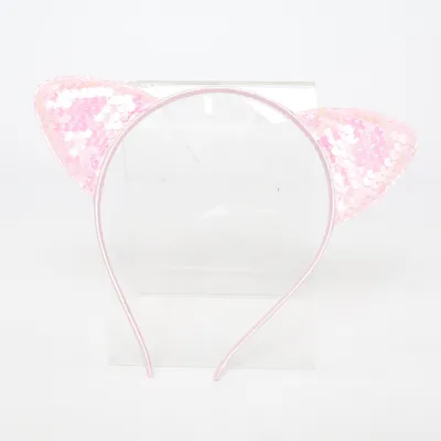 Diadem (Pink cat ears headband, sequin cat ears, cat ear headband, glitter headband, costume accessory, cosplay accessory, kawaii fashion, anime cosplay, festival accessory, rave outfit, EDM festival, party headband, Halloween costume, fancy dress, cosplay ears, cute headband, pink accessories, sparkly headband, glitter ears, festival fashion, TikTok fashion, viral accessory, Instagram style, Y2K fashion, aesthetic accessory, cute costume, carnival accessory, hen party, bachelorette party, birthday party, photo booth prop, stage outfit, dance costume, clubwear accessory, playful fashion, women's accessory, girls accessory, cat costume, feline ears, statement accessory, fun fashion, cosplay prop, kawaii accessory, pink glitter, festival wear, party wear, unique accessory, gift idea, cute gift, costume headband.)