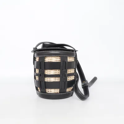 Sac à bandoulière (Noir, Beige) de Zara