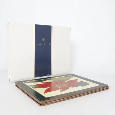 Pannen onderzetter (Rood, Groen, Beige) van Pimpernel