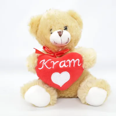 Peluche (Beige, Rouge) de Nordic Souvenir Polyester