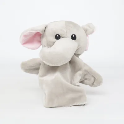 Hand puppet (Gray, Pink) from Grafix Polyester