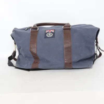 Weekendbag (Blå, Brun) från Hackett Bomull, Polyuretan