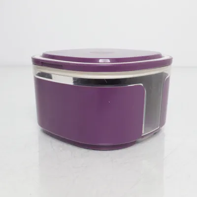 Lunch box (Purple, Transparent) from Tupperware