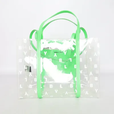 Sac de plage (Transparent, Vert) de Bimba y Lola