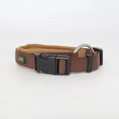 Honden halsband (Bruin, Beige) van Hunter