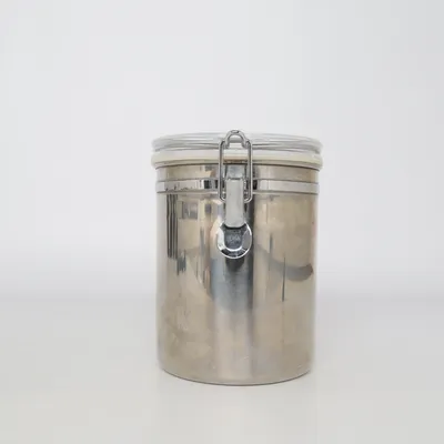 Burk (Silverfärgad, Transparent)