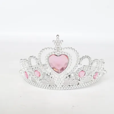 Tiara (Silverfärgad, Rosa)